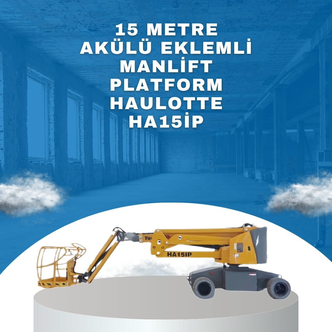 15 metre akulu eklemli manlift platform haulotte ha15ip