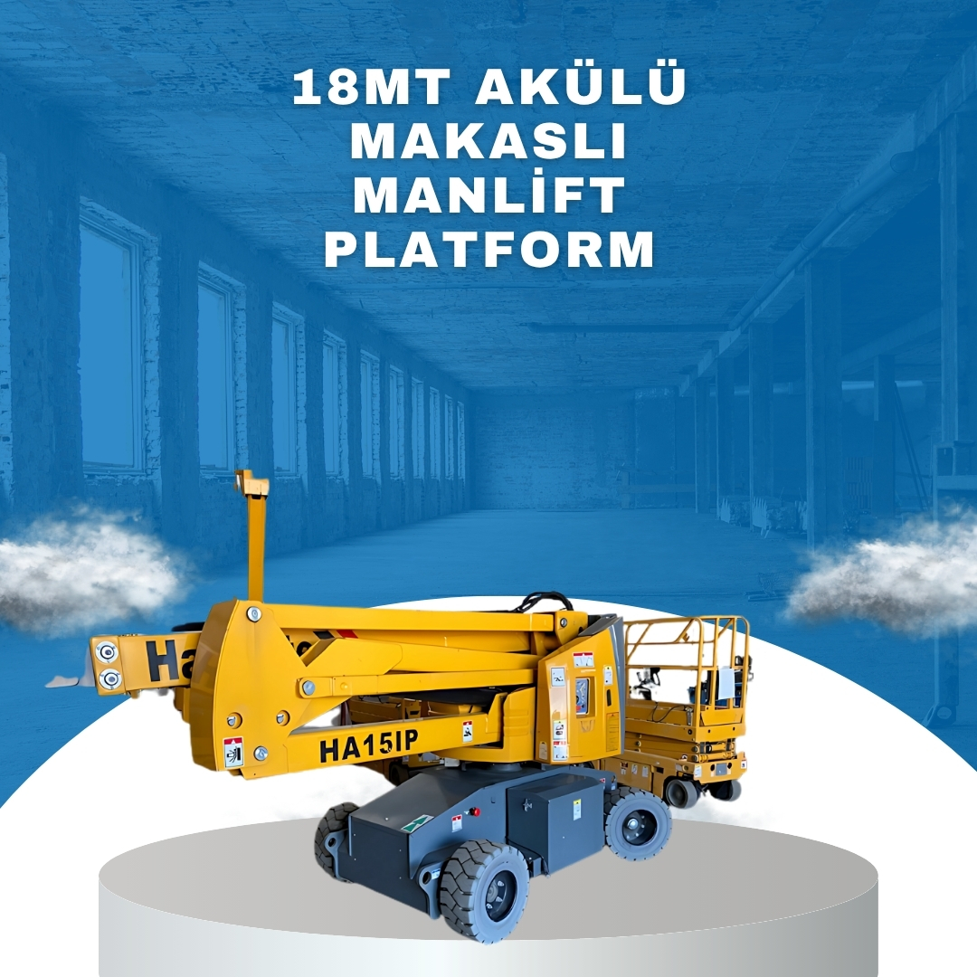 18mt akulu makasli manlift platform