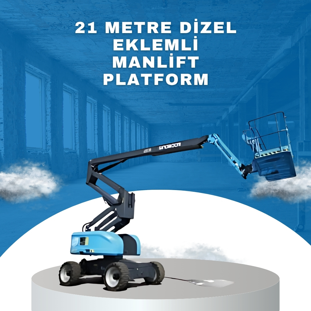 21m 4x4 dizel eklemli manlift platform