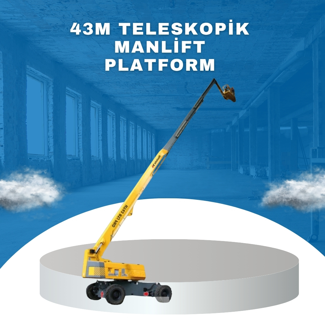 43m teleskopik manlift platform