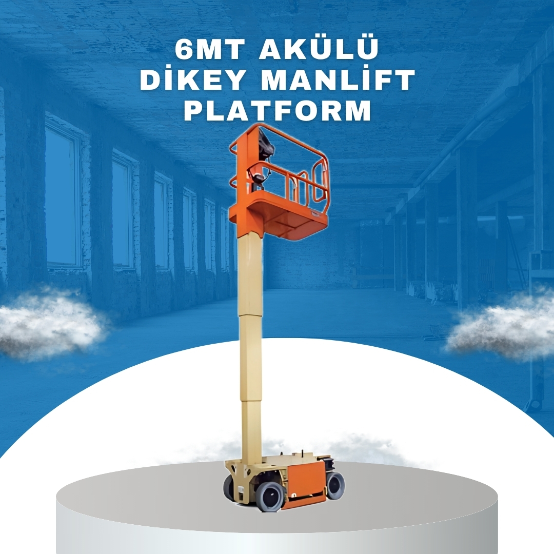 6mt akulu dikey manlift platform